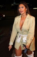 CHLOE FERRY Out with her Family for Dinner at Rio Brazilian Steak House in Newcastle 02/02/2022