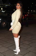 CHLOE FERRY Out with her Family for Dinner at Rio Brazilian Steak House in Newcastle 02/02/2022