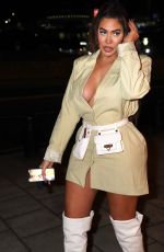 CHLOE FERRY Out with her Family for Dinner at Rio Brazilian Steak House in Newcastle 02/02/2022