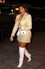 CHLOE FERRY Out with her Family for Dinner at Rio Brazilian Steak House in Newcastle 02/02/2022