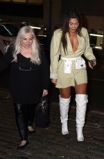 CHLOE FERRY Out with her Family for Dinner at Rio Brazilian Steak House in Newcastle 02/02/2022