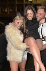CHLOE FERRY with Friends at Toon in Newcastle 02/05/2022
