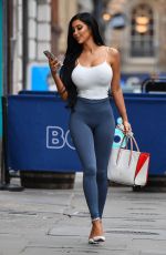 CHLOE KHAN Arrives at Neighbourhood Restaurant in Liverpool 02/10/2022