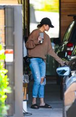 CHRISSY TEIGEN in Ripped Denim Out in West Hollywood 02/16/2022