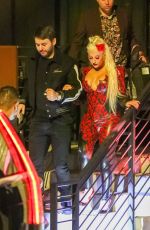 CHRISTINA AGUILERA and Matthew Rutler Night Out in Los Angeles 02/07/2022