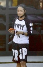 CHRISTINA MILIAN Out in Studio City 02/07/2022