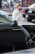 CHRISTINE QUIIN Heading to a Spa in Beverly Hills 02/15/2022