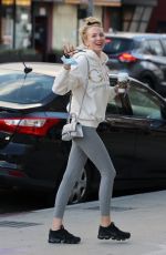 CHRISTINE QUIIN Heading to a Spa in Beverly Hills 02/15/2022