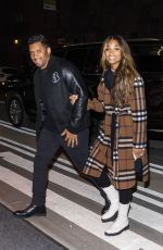 CIARA Out for a Date Night in New York 02/24/2022
