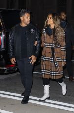 CIARA Out for a Date Night in New York 02/24/2022