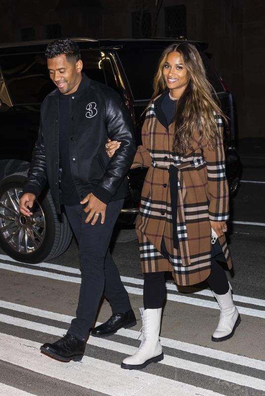 CIARA Out for a Date Night in New York 02/24/2022