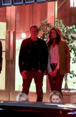 CINDY CRAWFORD and Rande Gerber at Sunset Tower Hotel in West Hollywood 01/30/2022