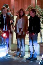 CINDY CRAWFORD and Rande Gerber at Sunset Tower Hotel in West Hollywood 01/30/2022