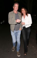 CINDY CRAWFORD and Rande Gerber Leaves Casamigos Super Bowl LVI Pre Party in Beverly Hills 02/12/2022