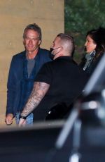 CINDY CRAWFORD and Rande Gerber Leaves Nobu in Malibu 02/23/2022