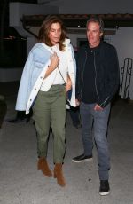 CINDY CRAWFORD and Rande Gerber Leaves Tra di Noi in Malibu 02/15/2022