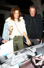 CINDY CRAWFORD and Rande Gerber Leaves Tra di Noi in Malibu 02/15/2022