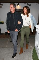 CINDY CRAWFORD and Rande Gerber Leaves Tra di Noi in Malibu 02/15/2022