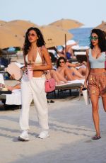 CINDY KIMBERLY in Bikini at a Beach in Miami 02/05/2022