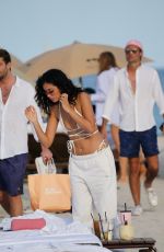 CINDY KIMBERLY in Bikini at a Beach in Miami 02/05/2022