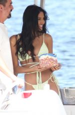 CJ FRANCO Celebrates Her Birthday with TINA LOUISE and VICTORIA BUSH at a Boat in Westlake Village 02/08/2022
