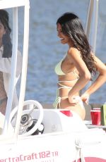 CJ FRANCO Celebrates Her Birthday with TINA LOUISE and VICTORIA BUSH at a Boat in Westlake Village 02/08/2022