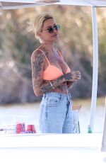 CJ FRANCO Celebrates Her Birthday with TINA LOUISE and VICTORIA BUSH at a Boat in Westlake Village 02/08/2022