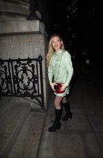 CLARA PAGET Arrives at Rico Presentation at LFW in London 02/18/2022