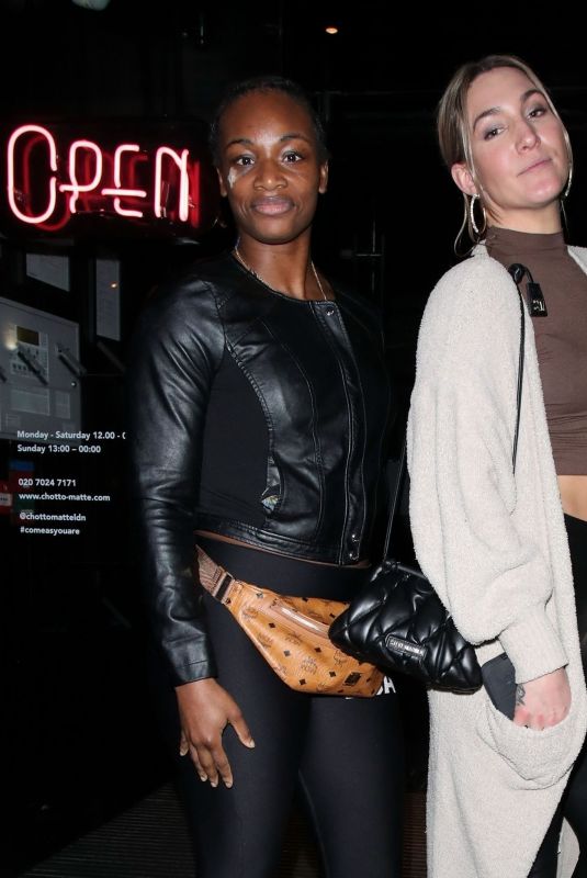 CLARESSA SHIELDS and MIKAELA MAYER at Chotto Matte in London 02/07/2022