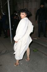 COI LERAY Arrives at LaQuan Smith Fashion Show in New York 02/14/2022