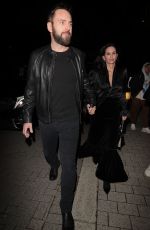 COURTENEY COX Leaves Brit Awards 2022 in London 02/08/2022