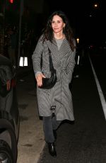 COURTENEY COX Out for Dinner with Friends at Giorgio Baldi in Santa Monica 02/25/2022
