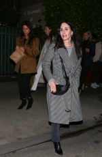 COURTENEY COX Out for Dinner with Friends at Giorgio Baldi in Santa Monica 02/25/2022