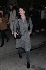 COURTENEY COX Out for Dinner with Friends at Giorgio Baldi in Santa Monica 02/25/2022