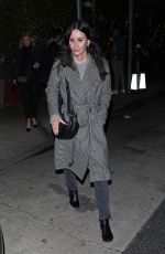 COURTENEY COX Out for Dinner with Friends at Giorgio Baldi in Santa Monica 02/25/2022