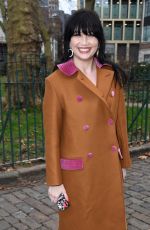 DAISY LOWE Arrives at Paul & Joe Show at London Fashion Week 02/21/2022