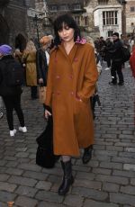 DAISY LOWE Arrives at Paul & Joe Show at London Fashion Week 02/21/2022
