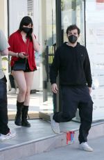 DAISY LOWE Out and About in Los Angeles 01/30/2022