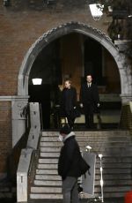 DAKOTA FANNIN on the Night Set of Ripley in Venice 02/03/2022
