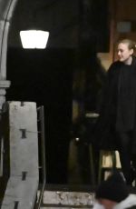 DAKOTA FANNIN on the Night Set of Ripley in Venice 02/03/2022