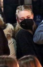 DAKOTA FANNING Celebrates Her 28th Birthday with Friends in Rome 02/27/2022
