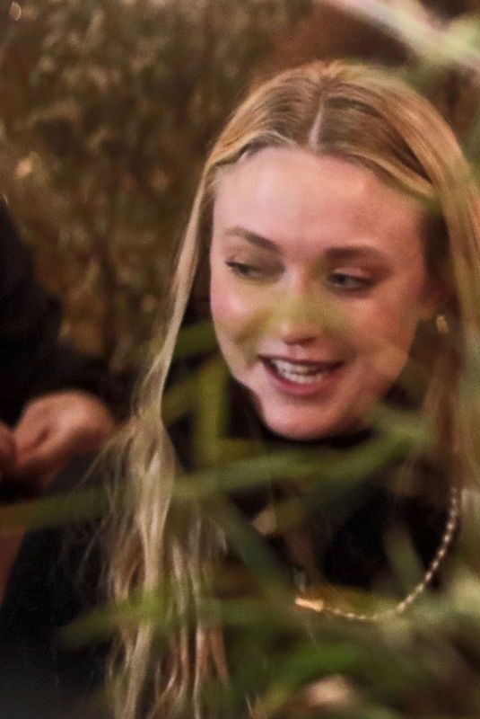 DAKOTA FANNING Celebrates Her 28th Birthday with Friends in Rome 02/27/2022