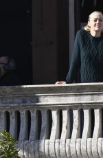 DAKOTA FANNING on the Set of Ripley in Venice 02/02/2022