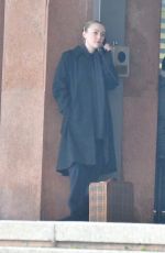 DAKOTA FANNING on the Set of Ripley in Venice 02/11/2022