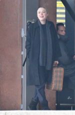 DAKOTA FANNING on the Set of Ripley in Venice 02/11/2022