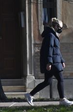 DAKOTA FANNING Out for Power Walk in Venice 02/07/2022