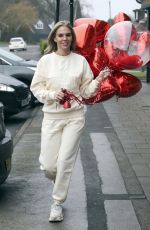 DANIELLE LLOYD Leaves Balloon Studio in Streetly 02/11/2022