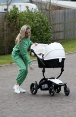 DANIELLE LLOYD Out with Her Baby in Sutton Coldfield 02/15/2022