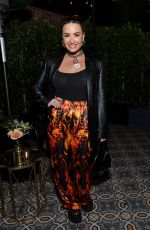 DEMI LOVATO at Klutch Sports Group x UTA Dinner in Los Angeles 02/11/2022