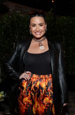 DEMI LOVATO at Klutch Sports Group x UTA Dinner in Los Angeles 02/11/2022